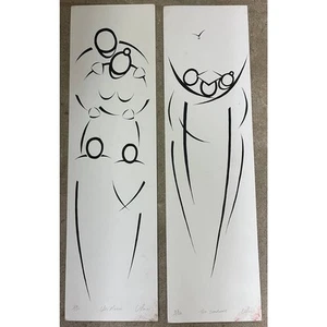 Vintage Limited Edition Print series signe, "Yes Maam" "The Graduate" - Lot of 2 - Picture 1 of 7