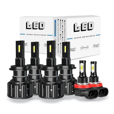 For BMW 125i 128i 135i 2009-2013 LED Headlight High Low Beam Fog Light Bulbs - Image 1 of 4