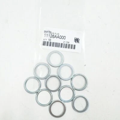 NEW OEM 11126AA000 10x Oil Drain Plug Crush Washer Gasket For Subaru 1985-2018 Foto 1 de 3