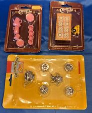 Vintage Caroline's Home Dollhouse Accessories, 3 Sets New in Package