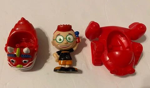 MATTEL LITTLE EINSTEINS FIGURE LOT LEO & VEHICLES LITTLE PAT PAT ROCKET Cover