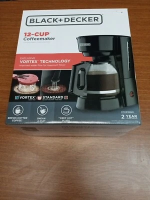 Black & Decker CM0915BKD Coffee Maker, Black, 12-Cup - Image 1 of 3