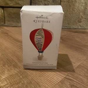 Hallmark BUENO PARA TI Felicitaciones KEEP IT Globo de Aire Caliente Adorno Navidad - Imagen 1 de 5