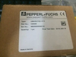 sensor UB6000-F42-I-V15 IN BOX New For Pepperl+Fuchs 50 days later - Picture 1 of 4