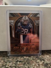2023 Panini Gold Standard Gold Rush PATCH /49 JONATHAN TAYLOR COLTS SSP