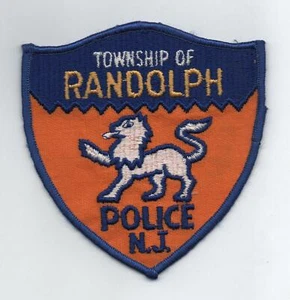 Randolph Township, NJ Police Uniform Patch, Vintage Cloth Back, Lt-use - Picture 1 of 2