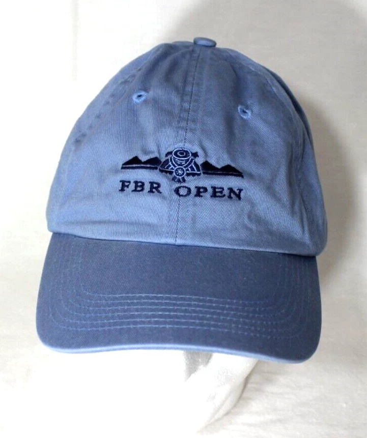 FBR OPEN Antigua Light Blue Baseball Hat Cap Adjustable Strap back Front Logo - Image 1 of 4