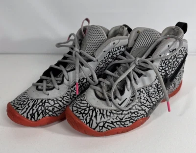 Nike Foamposite Pro GS Talla 7Y Zapatos Rosa Elefante Gris Negro 644792-002 Foto 1 de 4
