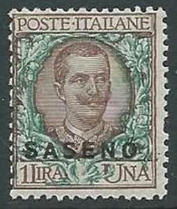 1923 SASENO FLOREALE 1 LIRA MNH ** - K122 - Bild 1 von 1