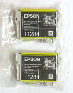 Cartucho Epson Original T1284 Amarillo. Pack Doble (2). Nuevo/precintado. - Imagen 1 de 1