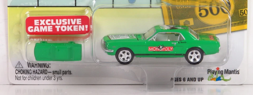 2000 Hummer H1 & Game Token 2003 Johnny Lightning Monopoly 1 64