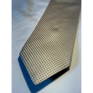 Corbata de seda beige Austin Reed de 9,5 cm de ancho - Imagen 1 de 5