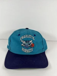 Vtg 90s Charlotte Hornets NC NBA Specialties Script Hat NWT Coca Cola Snapback - Picture 1 of 7