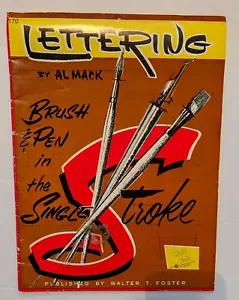 LETTERING By Al Frank. PB Book. - Picture 1 of 5