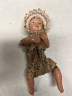 Vintage Celluloid Mechanical Wind Up Crawling Baby Doll 6?Made In Occupied Japan