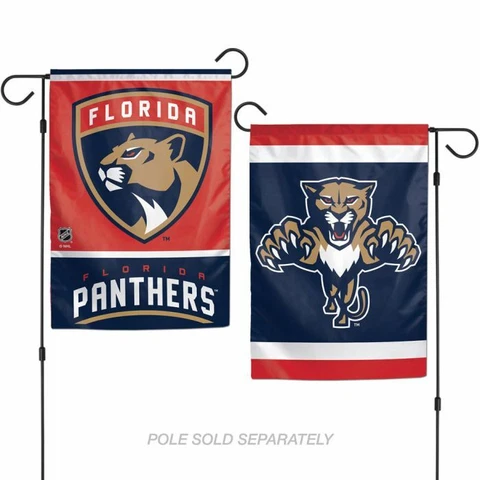 Florida Panthers 2 Sided Garden Flag 12 x 18 (1 Flag) Cover
