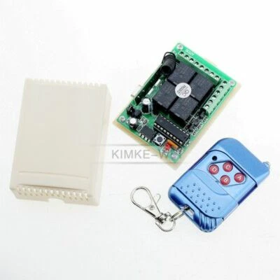 4 Channel Wireless Remote Control RF Receiver 433Mhz - Image 1 of 4