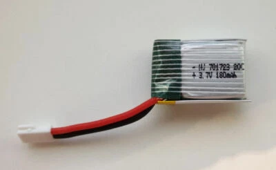 Lipo Max Performance Akku, 3,7 V, Volt, 180mAH, JST XH2.54 2-Pin, Walkera Plug - Bild 1 von 3