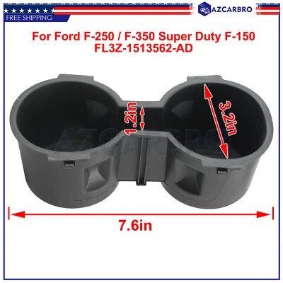 1PCS Center Console Cup Holder For Ford F250 F350 F450 F550 Super Duty 2017-2022 - Image 1 of 4