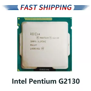 Intel Pentium G2130 Dual Cores 2 Threads LGA 1155 3.2GHz SR0YU CPU Processor 55W - Picture 1 of 9