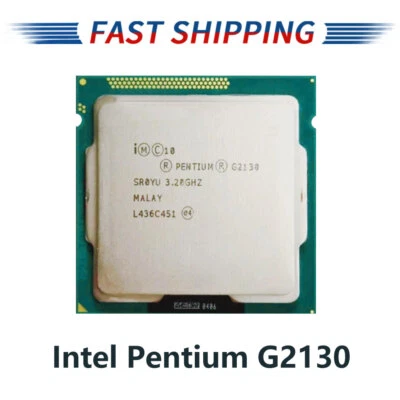 Intel Pentium G2130 Dual Cores 2 Threads LGA 1155 3.2GHz SR0YU CPU Processor 55W - Image 1 of 4