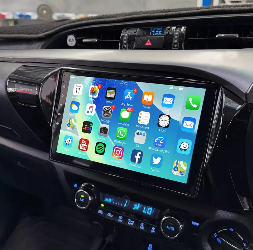 10" For Toyota Hilux 2016-2018 Android 13 CarPlay Head Unit Car Stereo Radio GPS - image 1 of 4