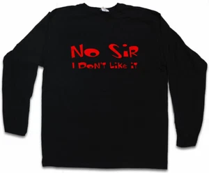 NO SIR I DON'T LIKE IT LANGARM T-SHIRT Mr. Horse Ren & Pferd and Stimpy - Picture 1 of 1