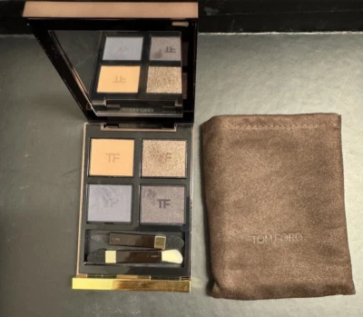 Tom Ford 45 ICONIC SMOKE   Quad Creme Eye Shadow Palette 0.18 OZ | damaged - Image 1 of 4