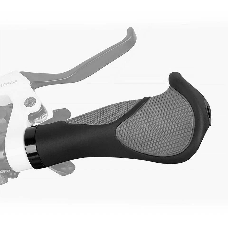 MidGard Fahrrad Lenkergriffe - Schwarz/Silber