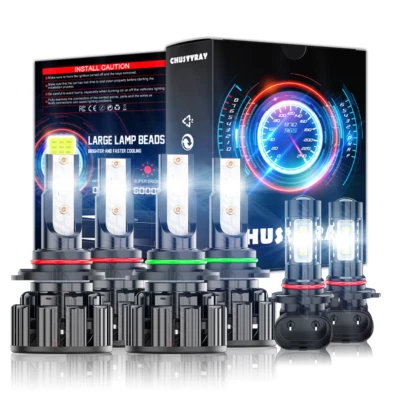 Faro LED alto/bajo blanco 6000K para Jeep Commander 2006-2010 + bombillas antiniebla Foto 1 de 4