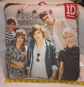 One Direction 1D Photo Rare Cushion Pillow 13” x 13” ~ Excellent Condition  - Picture 1 of 4