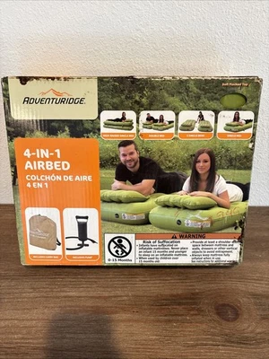 NEW Adventuridge 4 In 1 Airbed Hiking Camping Outdoor Sleeping Gear Air Mattress - Image 1 of 4