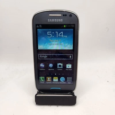 Samsung Galaxy Exhibit T599N Smartphone (MetroPCS) - 4GB Gray #1976 - Image 1 of 4