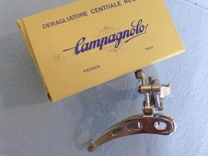 Campagnolo Nuovo Super Record clamp on front derailleur NOS 3 hole fits Colnago - Picture 1 of 9