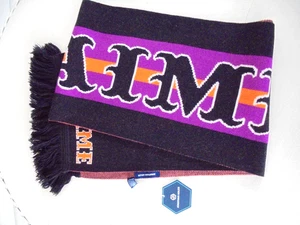 JONATHAN ADLER ''JE T'AIME'' WOLLMISCHUNG STRICKSCHAL MIT FRANSEN NEU MIT ETIKETT 70" x 10" - Bild 1 von 4