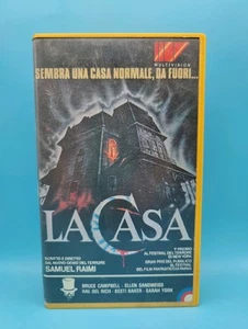 VHS LA CASA SAMUEL RAIMI HORROR Festival MULTIVISION Box Giallo Prima Edizione - Foto 1 di 8
