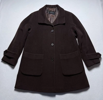 Casaco feminino Schneiders Salzburg lã tamanho EUA 12 marrom angorá atemporal - Imagem 1 de 4