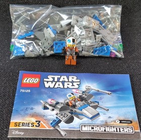 LEGO Star Wars Resistance X-Wing 75125 Complete w/ Pilot Minifigure