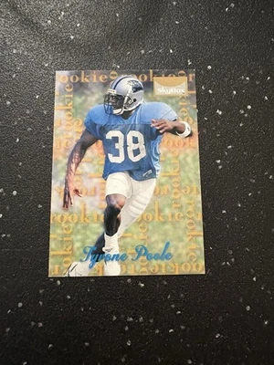 1995 Skybox Premium - Tyrone Poole #176 (RC) NFL Carolina Panthers Cornerback - Image 1 of 2