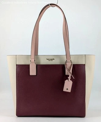 Bolso de Mano Kate Spade New York Cameron para Laptop Bloques de Color Cartera de Cuero Saffiano Foto 1 de 4