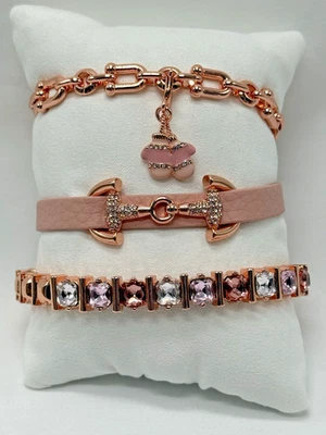 Bomb Party Gem Society Holiday Stacks 'Toasty Mittens' ST86303 Rose Gold - Image 1 of 4