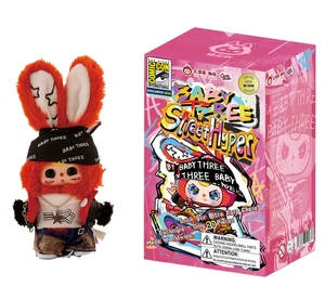 2025 SDCC Exclusive Baby Three Street Hyper Vinyl Plush PINK Box UCC NIB LE - Picture 1 of 4
