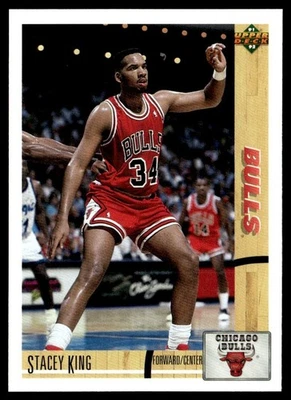 1991-92 Upper Deck Stacey King Chicago Bulls #182 - Image 1 of 2