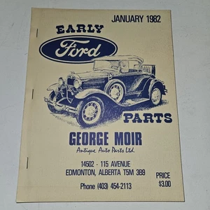 1982 FORD PARTS CATALOG DEALERSHIP REFERENCE BOOK GEORGE MOIR RESTORATION CARS - Picture 1 of 5