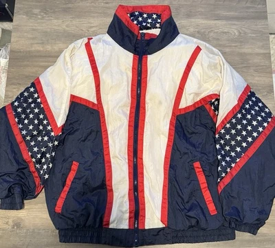 Chaqueta Active Stuff vintage años 80 EE. UU. para hombre talla grande Foto 1 de 3
