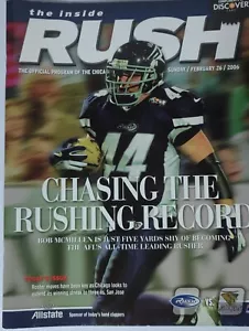 The Inside Rush -1 AFL Game Program Chicago Rush vs San Jose Sabercats - Picture 1 of 3