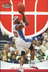 2005-06 Finest Refractors Red Clippers Basketball Card #9 Corey Maggette/169