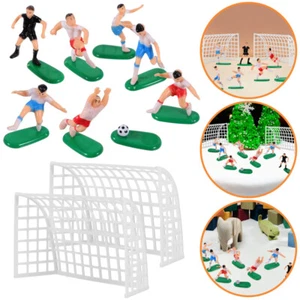 Sports Mini Soccer Player Figures Cake Decorative Accessories Football - Picture 1 of 12
