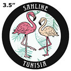 Two Flamingos Sahline, Tunisia Car Truck Window Bumper Sticker Decal Souvenir