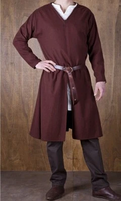 Celtic Viking Long Sleeve Tunic Renaissance Reenactment Costume Surcoat For Men - Image 1 of 3